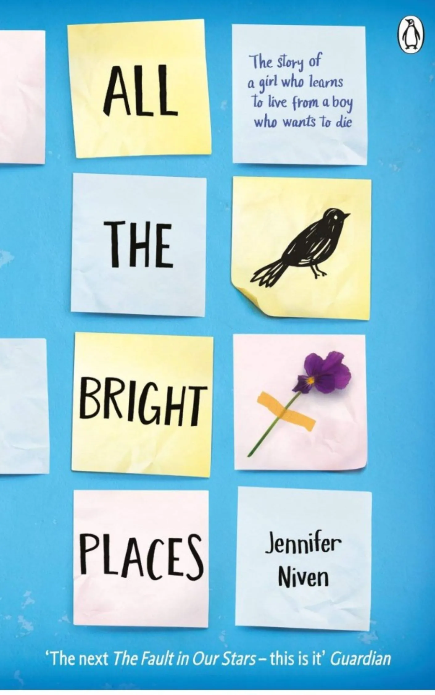 All the Bright Places by Jennifer Niven book cover