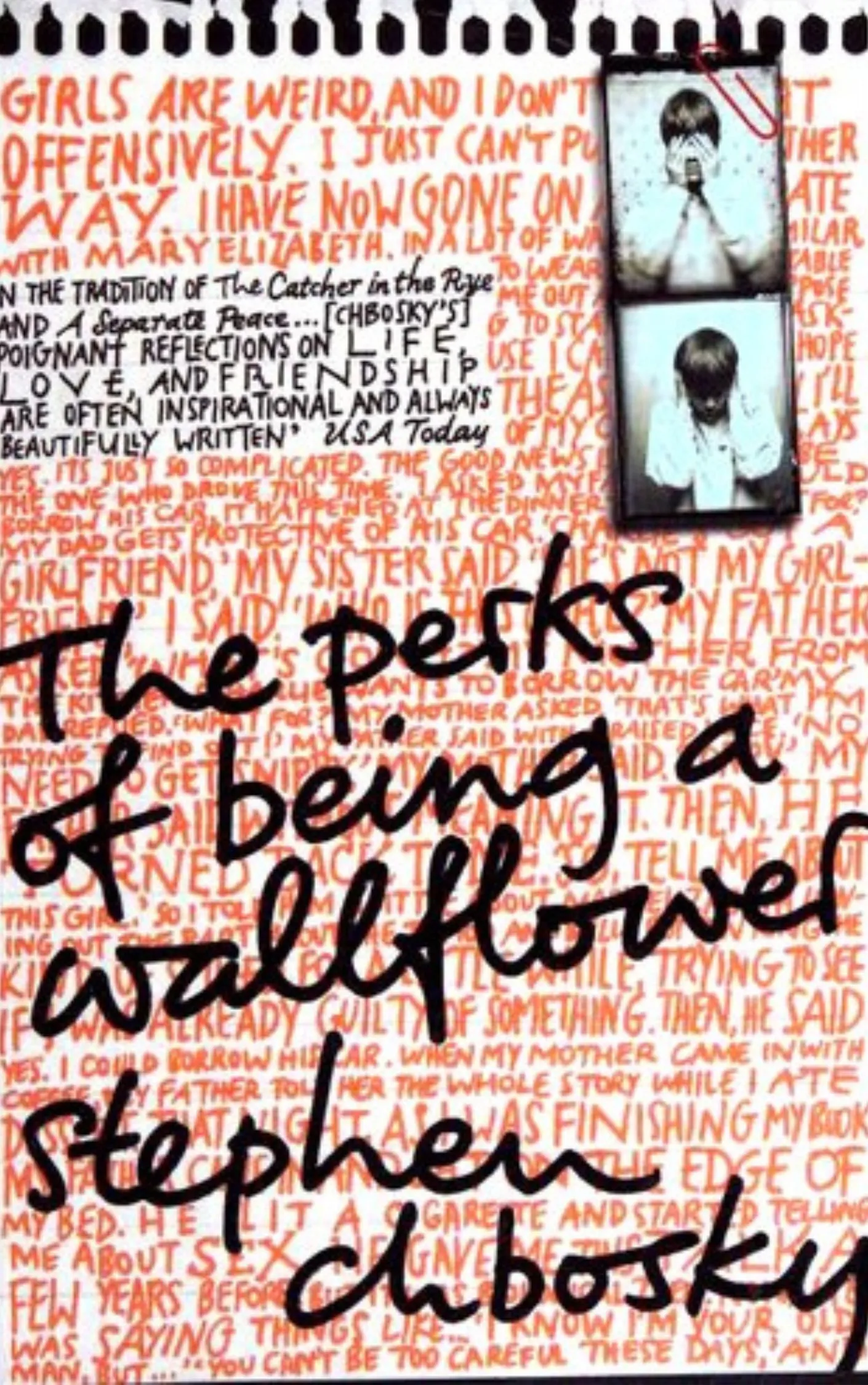 The Perks of Being a Wallflower by Stephen Chbosky book cover