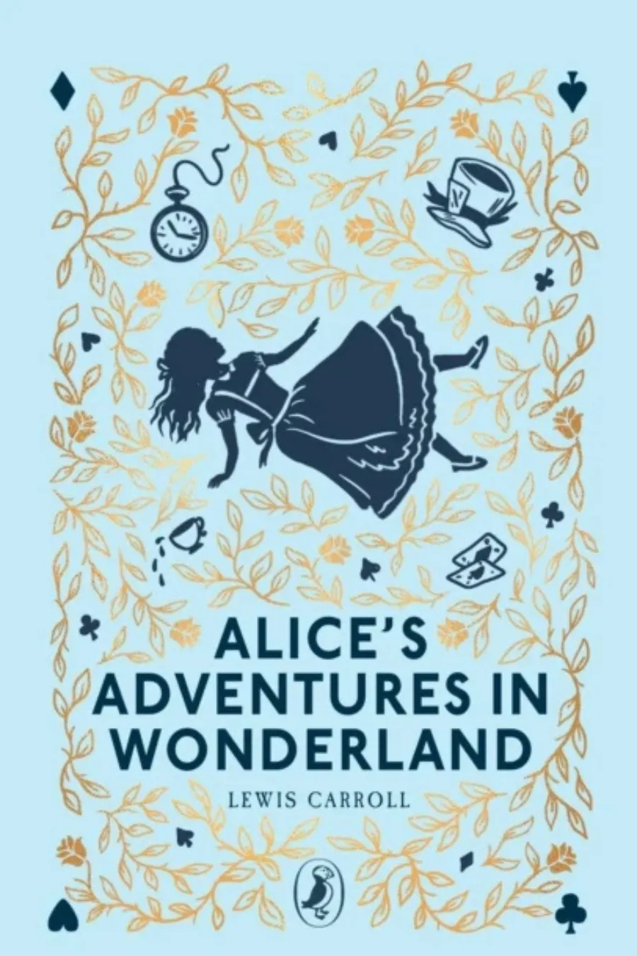Alice's Adventures in Wonderland by Lewis Carroll illustrated book cover
