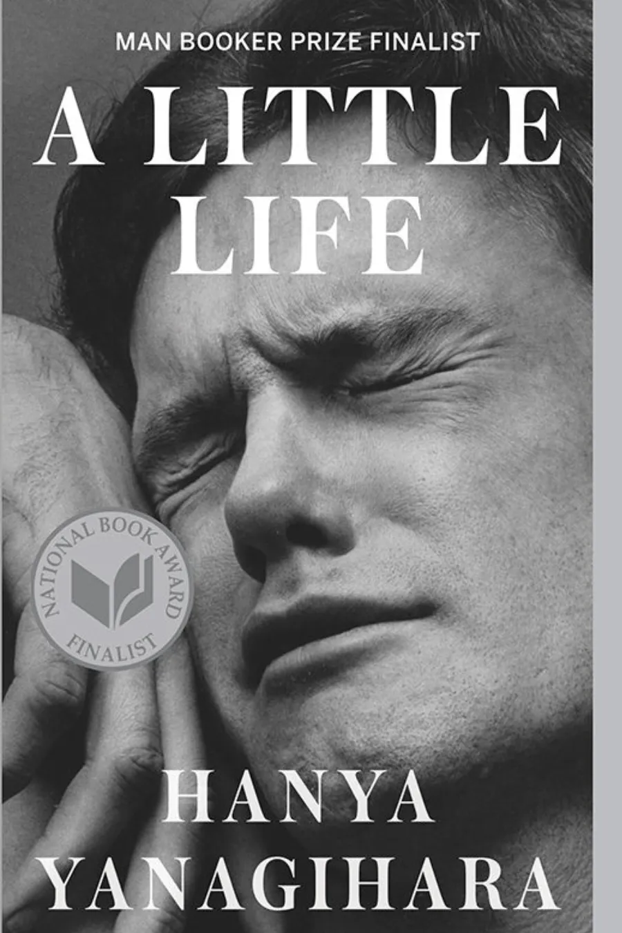 Book cover of A Little Life by Hanya Yanagihara, a literary novel about friendship, trauma, love, and survival.